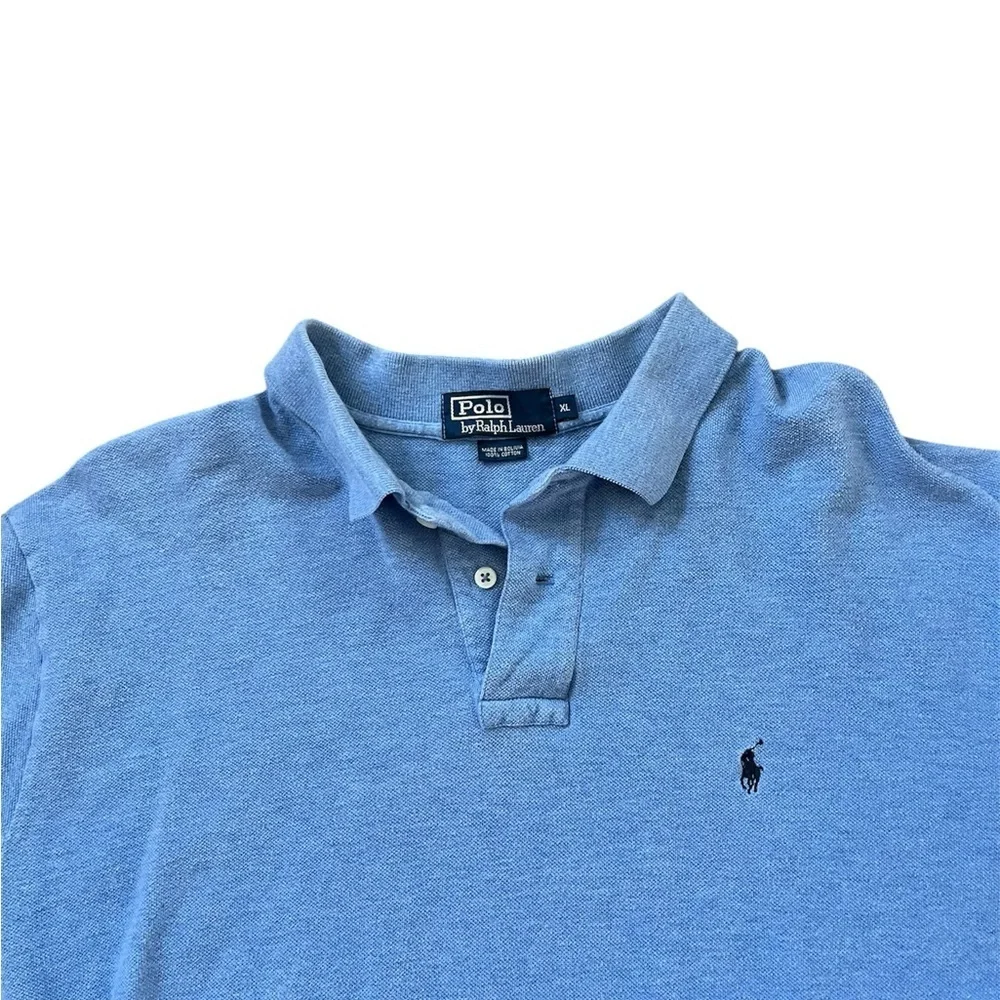 Polo by Ralph Lauren Men's Blue Polo Shirt